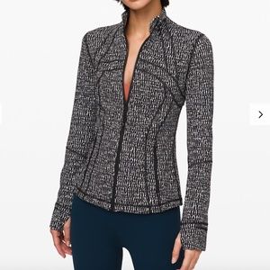 Lululemon Define Jacked Black Jacquard Size 8